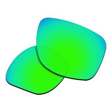 Imagem de Lentes de substituição para Oakley Jupiter Squared OO9135 de 1,8 mm de espessura UV400, Green - Polarized Ar Coated, One Size