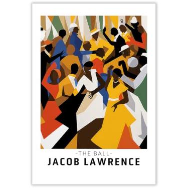 Imagem de Pôster de exposição pessoas negras decoração de parede menina negra pôsteres arte de parede em tela afro-americana Harlem imagem renascentista 40,6 x 61 centímetros sem moldura para sala de estar,