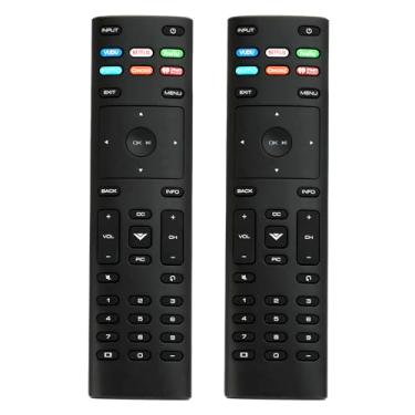 Imagem de 2 pacotes XRT136 de substituição para todas as TVs VIZIO Smartcast, substituição para Smart TVs VIZIO LED LCD HD 4K UHD HDR M658-G1 M657-G0f M557-G0 V435-G0 D50f-F1 M55-F0 M70-F3 M558-G1 P6558-G1 9-G1