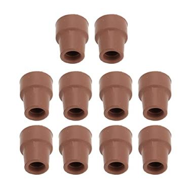 Imagem de Dicas de Muletas, Acessórios de Muletas 10pcs 19mm Dicas de Bengala de Borracha Slip Provo Benging Borda Acessório de Borracha Conjunto de Acessórios para Substituição