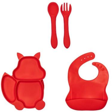 Imagem de Kit de Introdução Alimentar feito de Silicone  Red Fox 2 - HoityToity