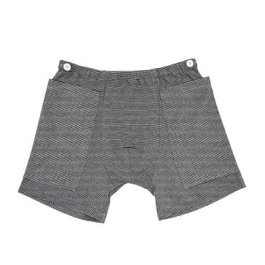 Imagem de Baatogoo Short de nefrostomia, calça para cuidados com incontinência, roupa íntima, cateter de nefrostomia, suporte de bolsa de perna (3GG)