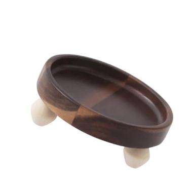 Imagem de simhoa Pedestal de madeira Riser Riser Multifuncional Moda Display Riser Fruit Bowl para Farmhouse Cafe Inworking Gift Entrance, S