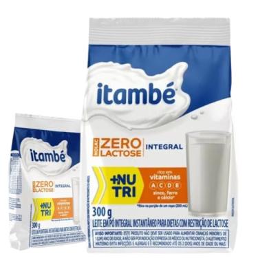 Imagem de 2 Unid -Leite Pó Instantâneo Integral Zero Lactose Itambé - 300g