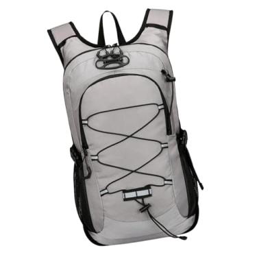 Imagem de UGPLM Hidration Backpack Pack Pacote de hidratação à prova d'água ao ar livre mochila rucks mack para trekking mochila de montanhismo, Cinza