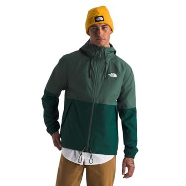 Imagem de The North Face Moletom masculino padrão Antora Rain, verde pato/Deep Nori