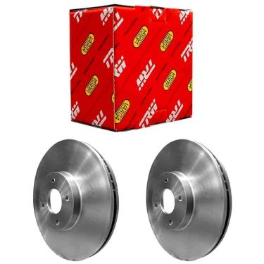 Imagem de Par Disco Freio Chevrolet Celta 2003 a 2015 Dianteiro Ventilado RCDI0088.0 trw