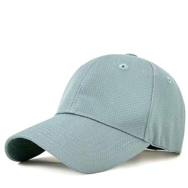 Imagem de Boné De Beisebol Clássico Respirável Monocromático Unissex Cinza