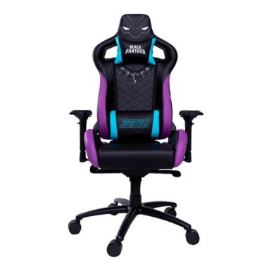 Imagem de Cadeira Gamer Pantera Negra Preta E Roxo 62000146 Dazz