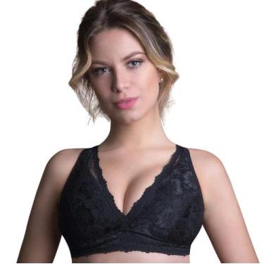 Imagem de Sutia Pos Cirurgico com Renda e Bojo Pre moldado New Form 60143, PP, P