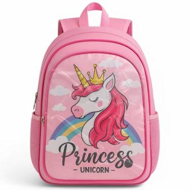 Imagem de Mochila Infantil Escolar Feminina Reforçada Menina Cristal Grande Juve