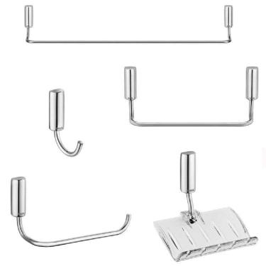 Imagem de Kit Acessorios De Banheiro Docol Idea Cr 5 Peças 00586306