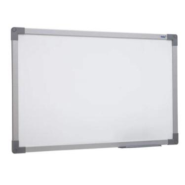 Imagem de Quadro branco 70x50 Stalo Lousa com moldura aluminio soft