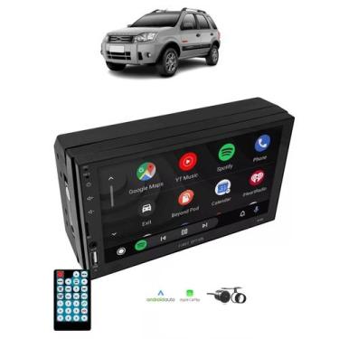 Imagem de Kit Multimídia Ecosport 2005 / 2012 7 Pol CarPlay AndroidAuto Sem Fio 