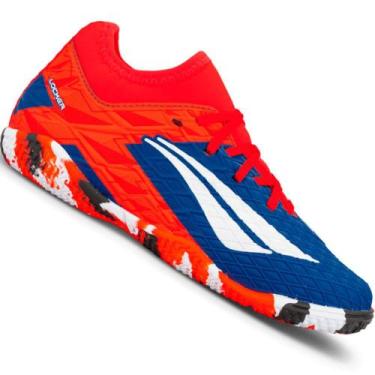 Imagem de Chuteira Infantil Futsal Rx Locker Kids Y-3 Meninos - PENALTY, Azul, 3