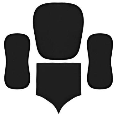 Imagem de Kit Tala Contenção Semi Rigida Abdomen+Flanco+Cóccix-Mabella, Preto, U