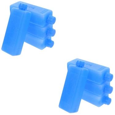 Imagem de Angoily 8 Peças De Bolsas De Gelo Para Refrigeradores De Lancheiras - Bolsas Para Freezer - Bolsa Térmica Original | Acessórios De Refrigerador Para Praia Camping E Pesca Bolsa Térmica