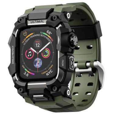 Imagem de Capa Robusta ULTIMAL para Apple Watch 44mm - Pulseira Tática