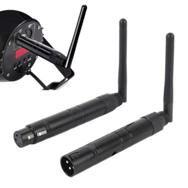 Imagem de Transmissor e Receptor Sem Fio DJ DJ 2.4g, 400m Distância de Transmissão Controlador de Luz Sem Fio para a Luz do Estágio (Plugue da UE)