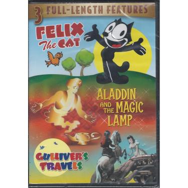 Imagem de FELIX THE CAT / ALADDIN AND THE MAGIC LAMP / GULLI [DVD]