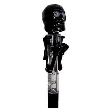 Imagem de Caneta Brinquedo Caveira Luta Boxe Com Luz Diverti Pen - Acrilex, Pret