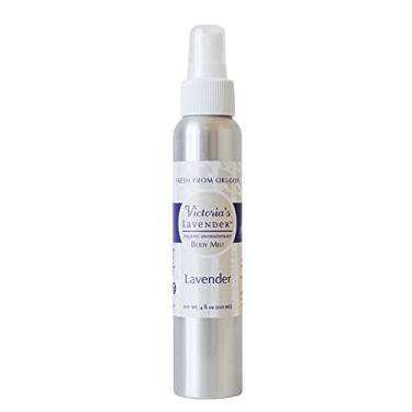 Imagem de Victoria's Lavender Spray Corporal Aromaterápico De Lavanda - Recuperação Solar Pós-Sol Com Óleo Essencial Aloe Vera E Hidratante, 120 Ml