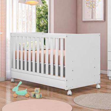 Imagem de Berço Mini Cama Americano Lua Encantada Branco - FbABY