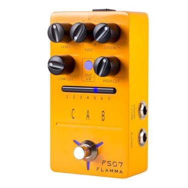 Imagem de FLAMMA Fs07 Pedal De Simulação Estéreo Simulador Guitarra Elétrica Com 7 Slots Predefinidos Pelo Usuário, Suporte Para Carregamento Ir E Edição Software