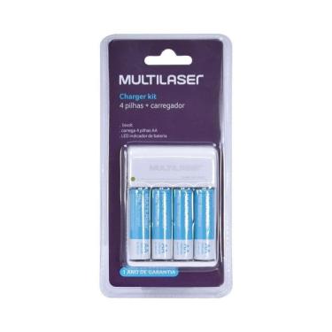 Imagem de Carregador Rm02 Bivolt Com 4 Pilhas Aa De 2500 Mah Cb054