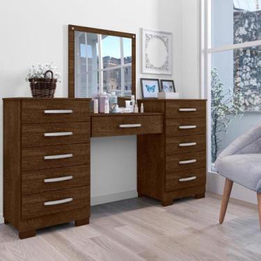 Imagem de Conjunto de Cômoda e Penteadeira Salina Malbec - CASA H