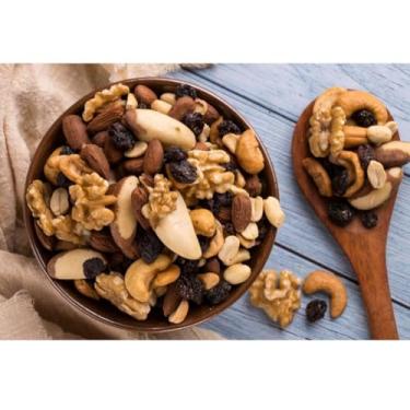 Imagem de Mix de Castanhas a Granel (Caju, Pará, Uva Passa, Amêndoas, Nozes, Amendoim) (1kg, Sem sabor)