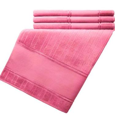 Imagem de Toalha Banho Para Pintar Velour Artesanalle 70x140cm DOHLER, ROSA ESCU
