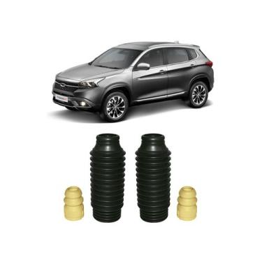 Imagem de Par Batente Coifa Dianteiro Chery Tiggo 7 2019 2020 2021 22 - QualyKit