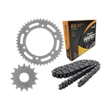 Imagem de Kit Relação Transmissão C/ Retentor Fan 125 2015 2016 2017 - HARDT