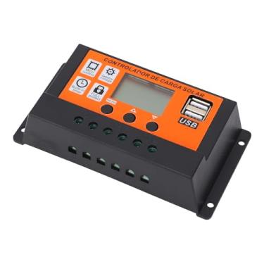 Imagem de Generic Controlador Solar, Controlador de Carga Solar Amplamente Utilizada ABS AUTO ADOPTING 12V 24V para de Energia (10a)
