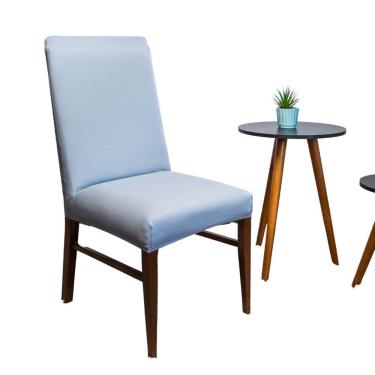 Imagem de Capa Cadeira Tecido Importado Mais Resistente Cinza Claro