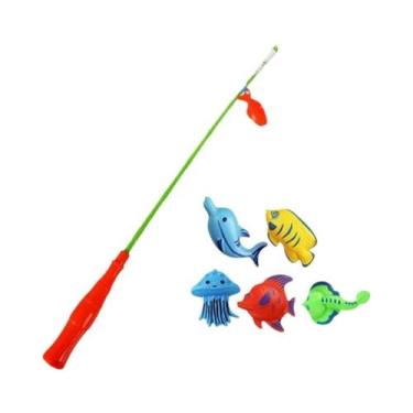 Imagem de Conjunto De Brinquedo De Pesca Magnética Infantil, Piscina Inflável, B