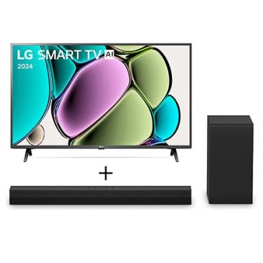 Imagem de Combo LG Smart TV Full HD AI de 43 polegadas 43LR67 + Soundbar S40T 300W RMS, 2.1 Canais, Dolby Digital - 43LR6700.S40T