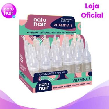 Imagem de Kit 6 Ampolas de Tratamento Capilar Natuhair 10 ml Vitamina E - Natuha