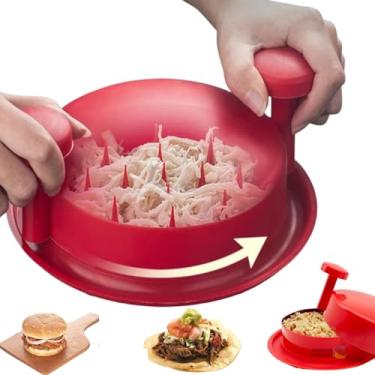 Imagem de Desfiador Triturador Manual De Frango Moedor De Carne Cortador Processador De Alimentos Carnes Legumes Processador Manual De Plástico Desfiar Picardor Frango Bestvirtual Ecommerce (RED)