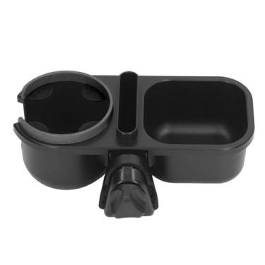 Imagem de Akozon 3 Em 1 Suporte para Carrinhos de bebê Porta de Copo Com Rotação de 360 ​​°, Bandeja de Lanches e Suporte de Telefone - Design Universal para Carrinhos, Cadeiras de Rodas, Bicicletas e Muito