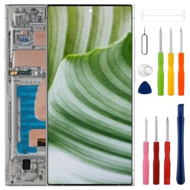 Imagem de [Versão dos EUA] [com moldura] SWARK Novo TFT LCD Substituição para Galaxy S23 Ultra LCD Screen Digitalizador Substituição com Kit de Ferramentas de Reparo Atualizado - Sem Função de Impressão Digital