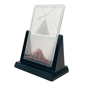 Imagem de O modelo de demonstração de probabilidade da Desk Galton Board inspira curiosidade e melhora a aprendizagem, ferramenta de ensino de laboratório de física, para distribuição aleatória