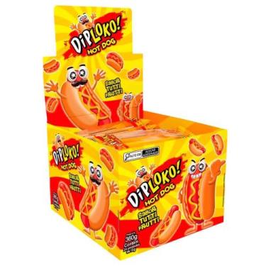 Imagem de Bala de Gelatina Diploko Hot Dog 24x15g - Danilla