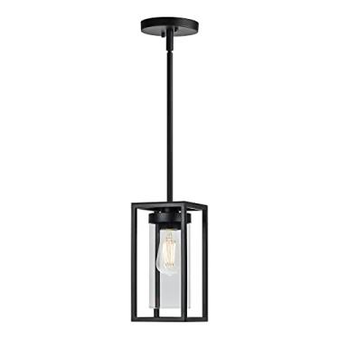 Imagem de Ultralux Mini luminária pendente Framework - Luminária suspensa de altura ajustável com lâmpada LED TRIAC regulável - Luminária de teto LED para montagem em superfície - Iluminação moderna de ilha de