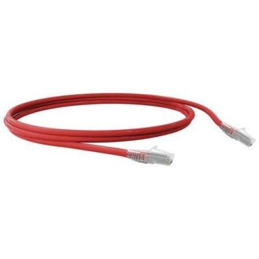 Imagem de Patch Cord U/UTP Cat.6 CMX T568A/B 2.5m Vermelho - 35123009