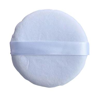 Imagem de menolana Ferramenta de ajuste de maquiagem grande para maquiagem para presente corporal, BRANCO