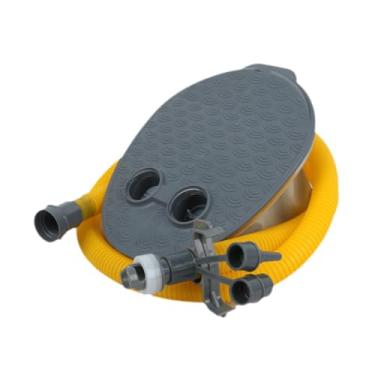 Imagem de Dynwave Bomba de pé de fole manual de inflação rápida bomba inflável universal portátil para acampamentos, crianças, piscinas, lagos, atividades ao ar livre, 10 Inch