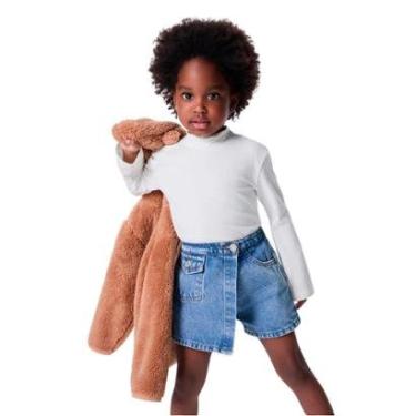 Imagem de Shorts Saia Infantil Hering Transpassado Menina-Feminino