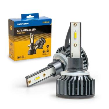 Imagem de Kit Lâmpada Led Force 4000K Premium 8.400 Lms - H27